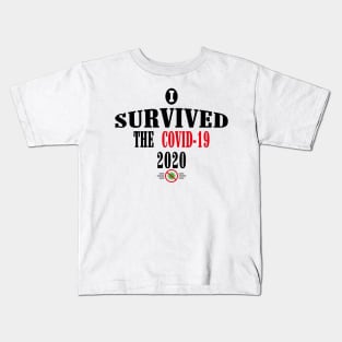 I Survived The Corona Virus 2020 Kids T-Shirt